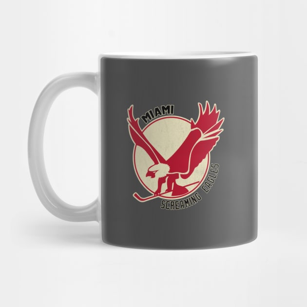 Retro Miami Screaming Eagles Hocley by LocalZonly